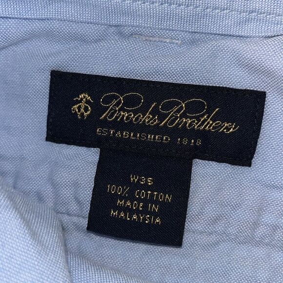 Brooks Brothers blue green red stripe seersucker Golf Walking flat front Shorts - Picture 5 of 5